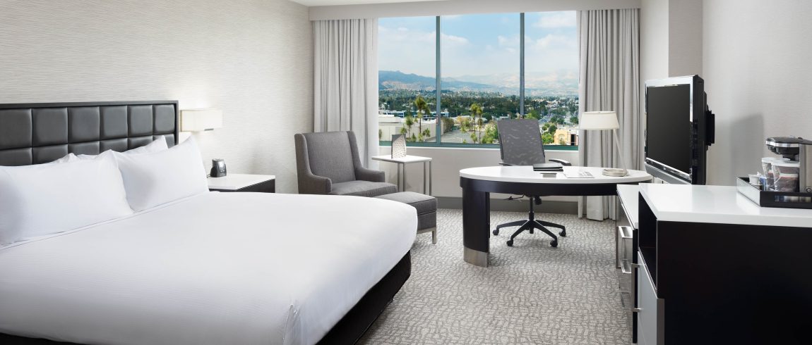 One King Bed Room overlooking city